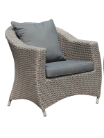 TEXAS 78x78 Chair in wicker wall pool Outdoor synthetic