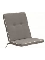 LIBERTY choice of color ecru border 48x95 in rectangular fabric for low armchair cushion for outdoor use