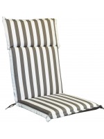 SABBIA for high armchair cushion 46x114 in fabric with ruffles for outdoor use