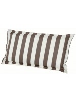 SABBIA 38x24 back cushion with ruffles in outdoor fabric