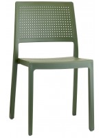 EMI sedia scelta colore in tecnopolimero impilabile per interno o esterno casa bar ristoranti