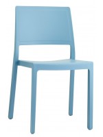 KATE technopolymer chair color choice stackable for interior or exterior