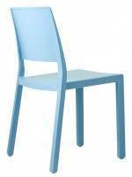 KATE sedia scelta colore in tecnopolimero impilabile per interno o esterno casa bar ristoranti