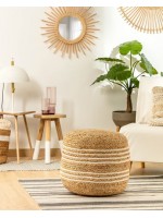 MAGDA in jute diam 45 round Ottoman