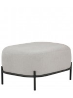 MAREA choix de couleurs dans un pouf design rembourré en tissu pour la maison ou à la maison