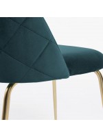 CULT blau oder grün oder türkis samt metall struktur gold stuhl design home studios professionelle restaurants