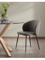 CORDOBA silla tapizada de tela elección color living design