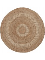 BALS in juta diametro 150 o 100 tappeto rotondo living design