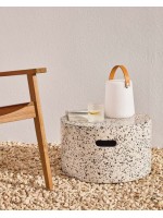 GOMER table en béton résistant pour les jardins et les terrasses