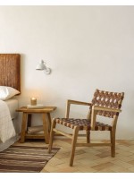 BALUAN aus recyceltem massivem Teakholzhocker oder Couchtisch oder Nachttisch