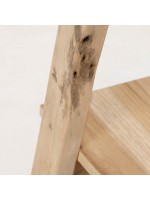 BADGER banco de 100 cm en madera maciza de teca reciclada