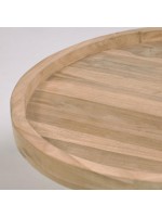 BROTHER table basse en bois de teck massif pour extérieur ou intérieur