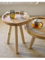 MALAYSIA coffee table in solid teak wood for outdoor or indoor