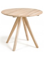 ABRUKA mesa de madera maciza de teca para interior o exterior