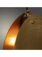 CROV gold metal suspension lamp