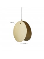 CROV gold metal suspension lamp