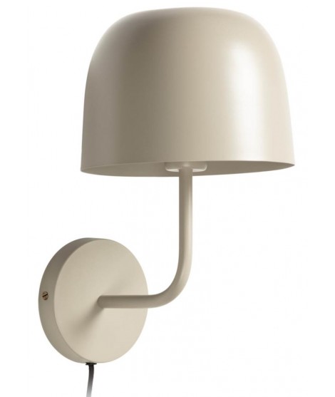 CAROLA lampada applique in metallo beige design casa