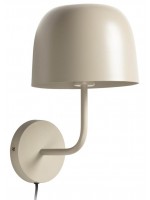 CAROLA lampada applique in metallo beige design casa