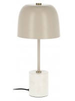 CAROLA house design beige metal table lamp