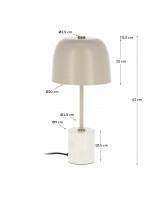 CAROLA Haus Design Metall Tischlampe