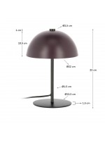 SENTA lampada da tavolo in metallo design casa
