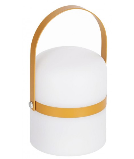 MENT graue oder senfige Tischleuchte mit integriertem LED-Licht