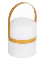 MENT graue oder senfige Tischleuchte mit integriertem LED-Licht