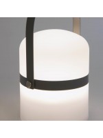 MENT graue oder senfige Tischleuchte mit integriertem LED-Licht
