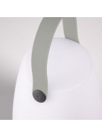 EDDA Lampe de table avec poignée avec éclairage LED intégré pour intérieur ou extérieur