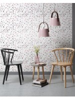 CORIN sedia design in legno massello naturale