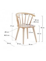 CORIN white black or natural wood chair design chair