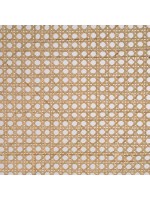 IVROSE Tête de lit double 163x65 en bois massif et rotin au design colonial rustique
