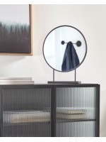 OREO miroir avec base en métal