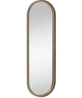 GEMIN Miroir haut de 100 ou 60 cm en métal doré design home