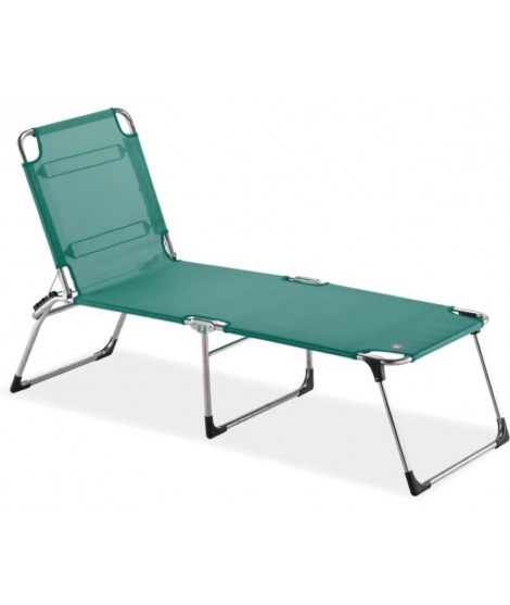 LEVRIN en aluminium et choix de couleur dans la chaise longue pliante texfil pour une utilisation domestique ou contractuelle