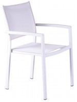 MONIC dans différentes finitions chaise empilable en aluminium pour les restaurants de terrasses de jardin contrat