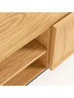 TANA Mueble TV en madera de roble natural de diseño