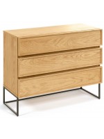 TANA chest of drawers in natural oak wood home design