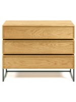 TANA chest of drawers in natural oak wood home design
