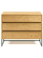 TANA chest of drawers in natural oak wood home design