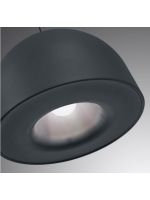 AREL lampada da soffitto in alluminio nero