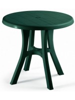 POL diameter 70 cm resin table for outdoor garden or terrace