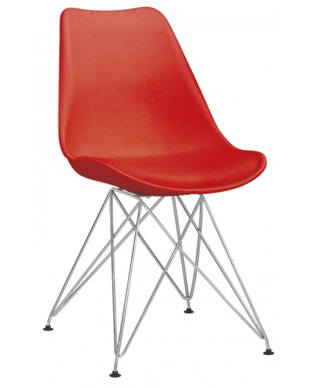 HONEY CROME scelta colore base ad incrocio cromata sedia per cucina soggiorno sala da pranzo studio ufficio