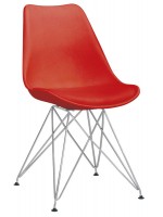 HONEY CROME scelta colore base ad incrocio cromata sedia per cucina soggiorno sala da pranzo studio ufficio