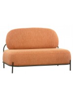 FABULA scelta colore in tessuto divano 2 posti imbottito di design per casa o contract