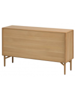 LANIA 155x45 sideboard in solid natural oak wood design home living