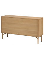 LANIA Buffet 155x45 en bois de chêne naturel massif design home living