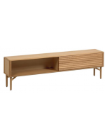 LANIA tv stand 200x35 in natural oak wood design home living