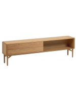 LANIA tv stand 200x35 in natural oak wood design home living