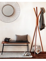 ARREX walnut floor coat rack